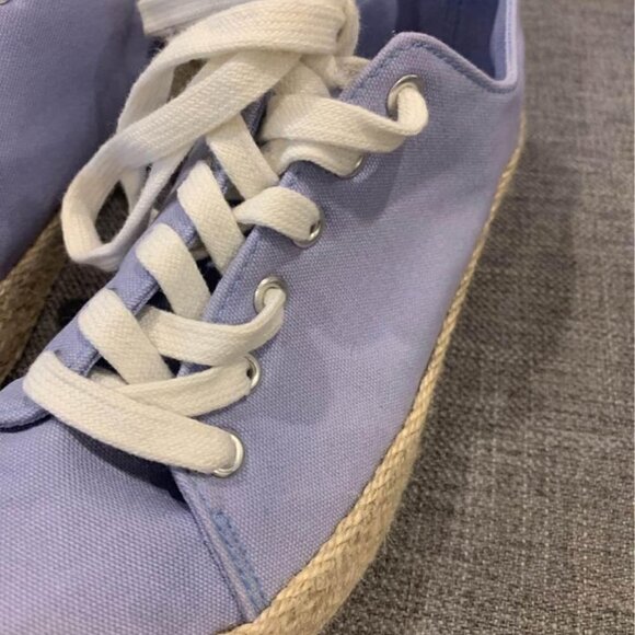 ESPADRILLE canvas sneakers. Powder blue. New condition. Size 9 - Picture 7 of 9